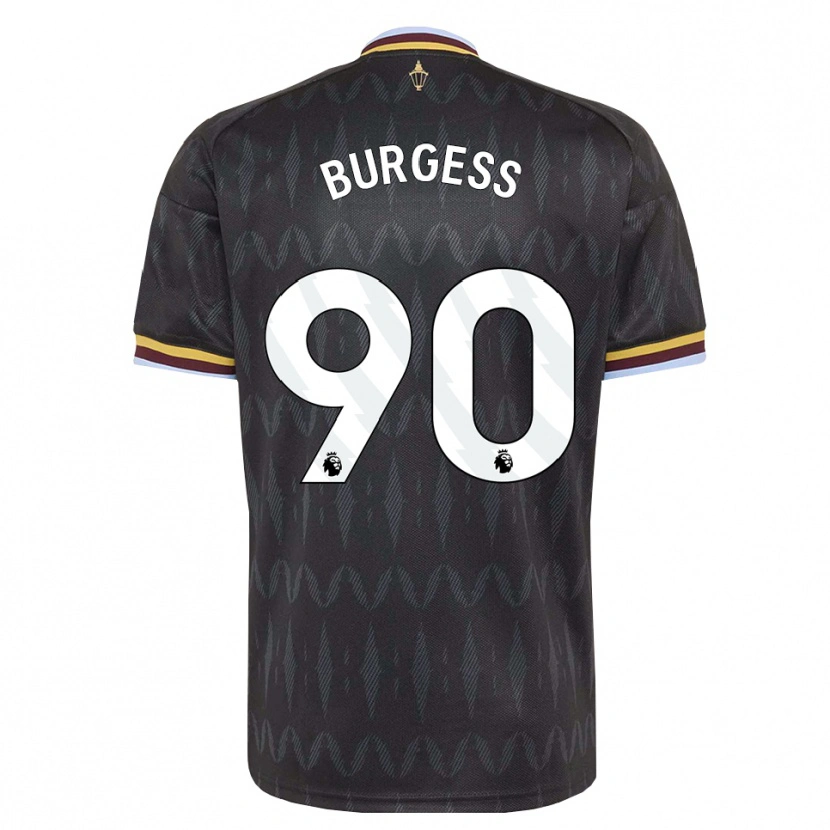 Danxen Barn Woody Burgess #90 Blå Kornblomst Svart Gul Bortetrøye Drakt Trøye 2026/27 Skjorter T-Skjorte