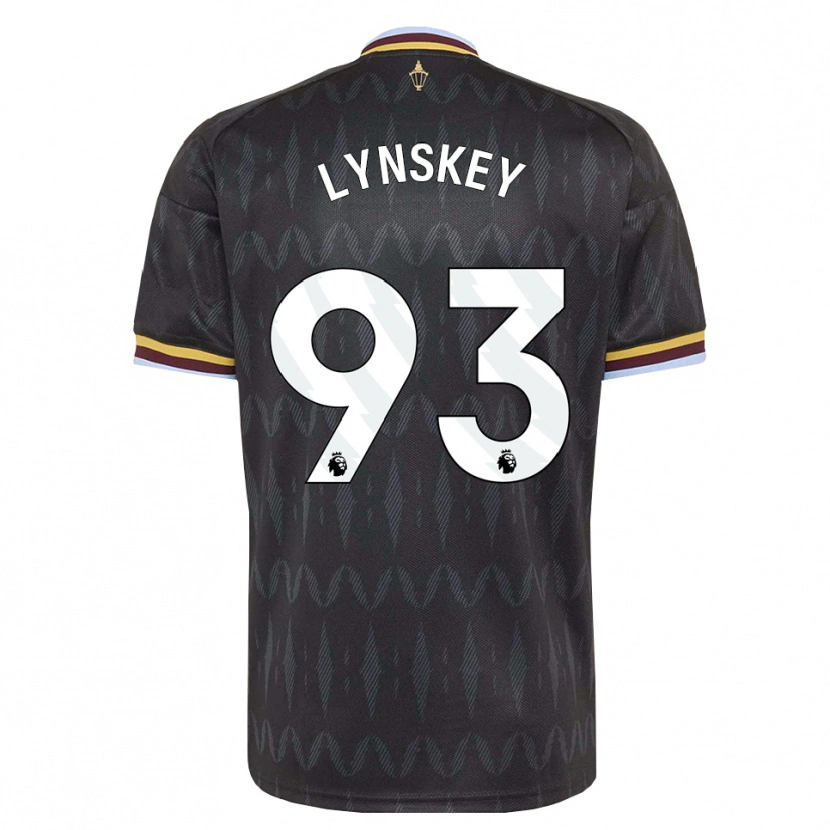 Danxen Barn Alfie Lynskey #93 Blå Kornblomst Svart Gul Bortetrøye Drakt Trøye 2026/27 Skjorter T-Skjorte