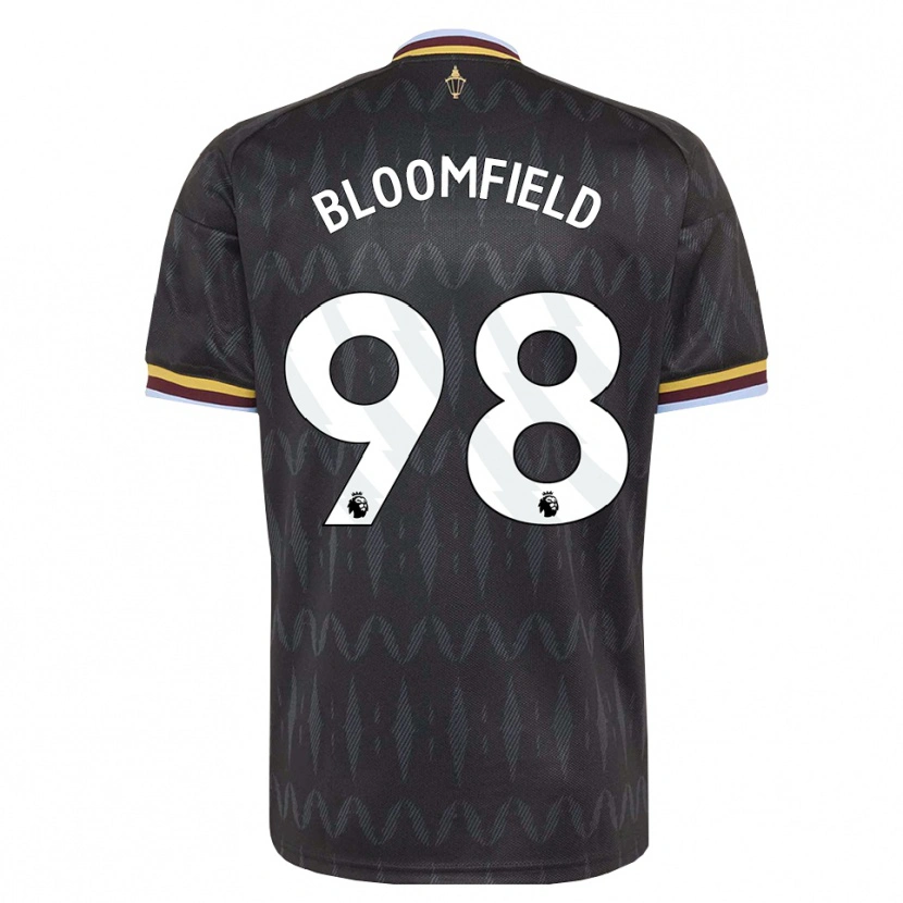 Danxen Barn Teddie Bloomfield #98 Blå Kornblomst Svart Gul Bortetrøye Drakt Trøye 2026/27 Skjorter T-Skjorte