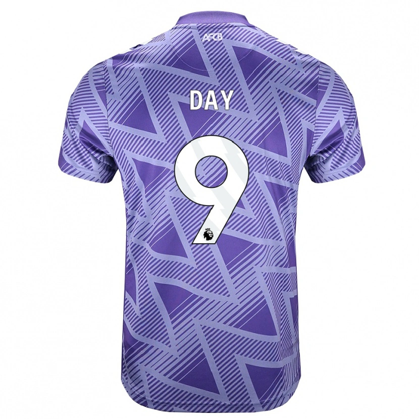 Danxen Barn Jonny Day #9 Blek Fiolettrød Hvit Bortetrøye Drakt Trøye 2026/27 Skjorter T-Skjorte