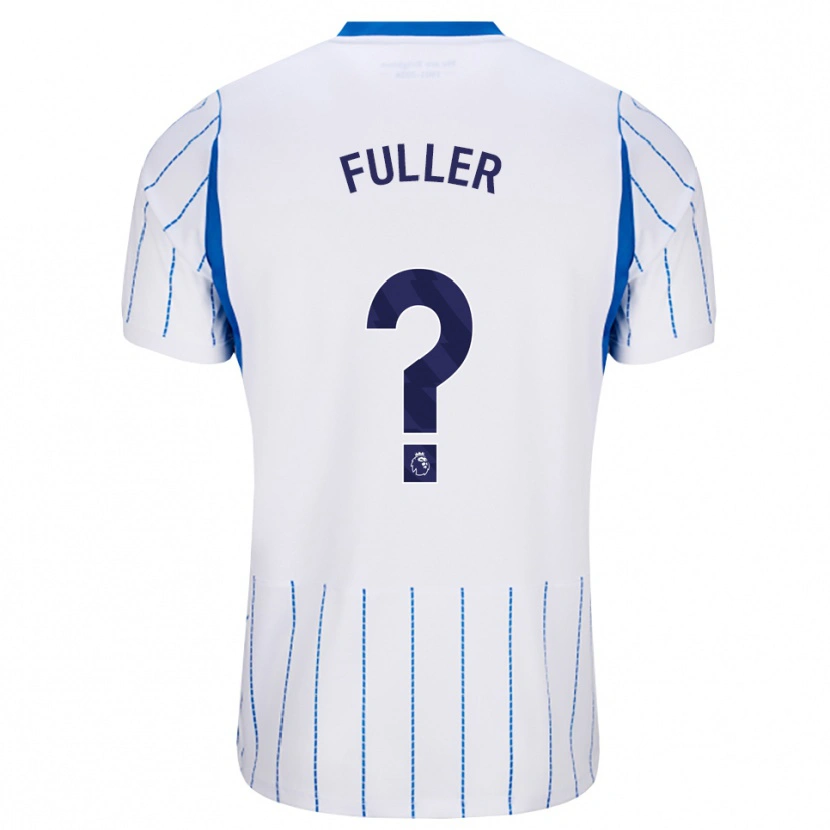 Danxen Barn Jaydon Fuller #0 Blå Dodger Hvit Bortetrøye Drakt Trøye 2026/27 Skjorter T-Skjorte