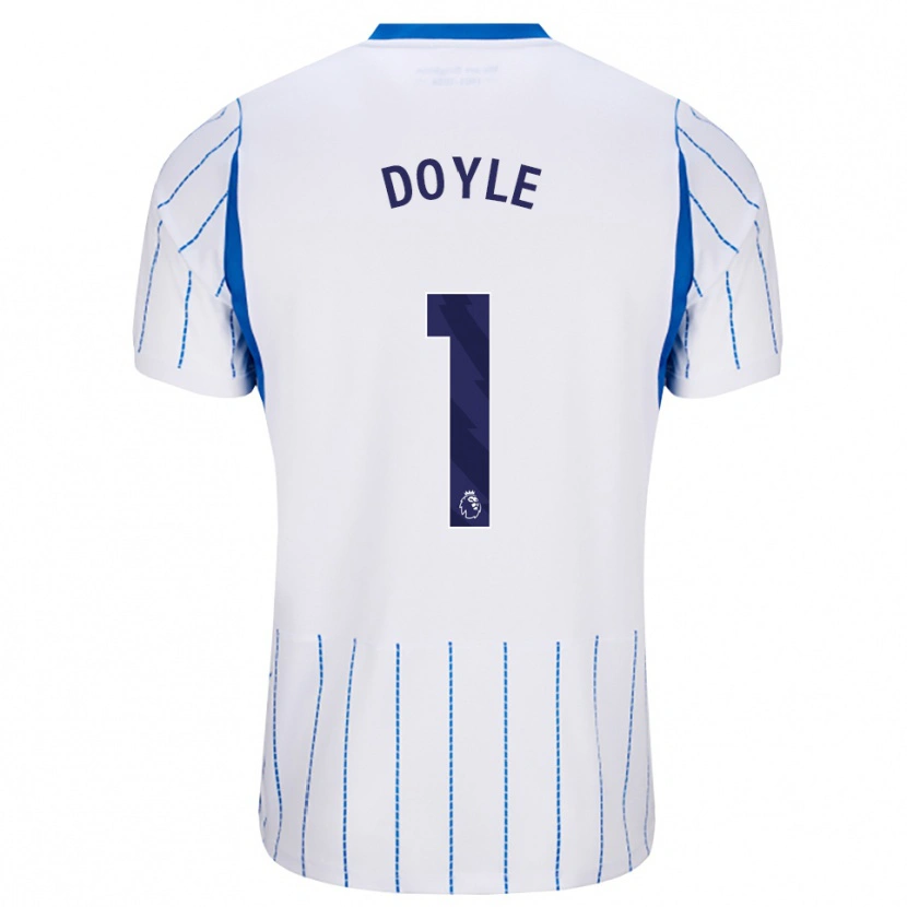 Danxen Barn Liam Doyle #1 Blå Dodger Hvit Bortetrøye Drakt Trøye 2026/27 Skjorter T-Skjorte