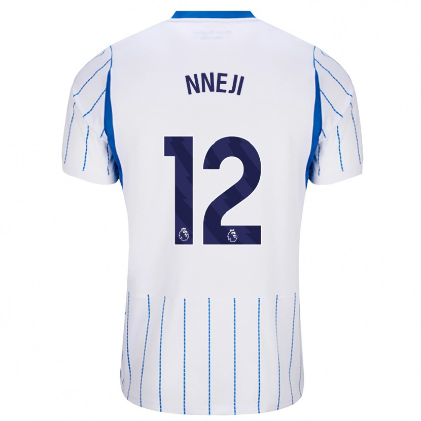 Danxen Barn Daniel Nneji #12 Blå Dodger Hvit Bortetrøye Drakt Trøye 2026/27 Skjorter T-Skjorte