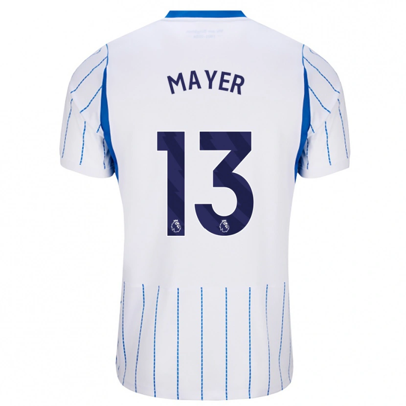 Danxen Barn Oliver Mayer #13 Blå Dodger Hvit Bortetrøye Drakt Trøye 2026/27 Skjorter T-Skjorte