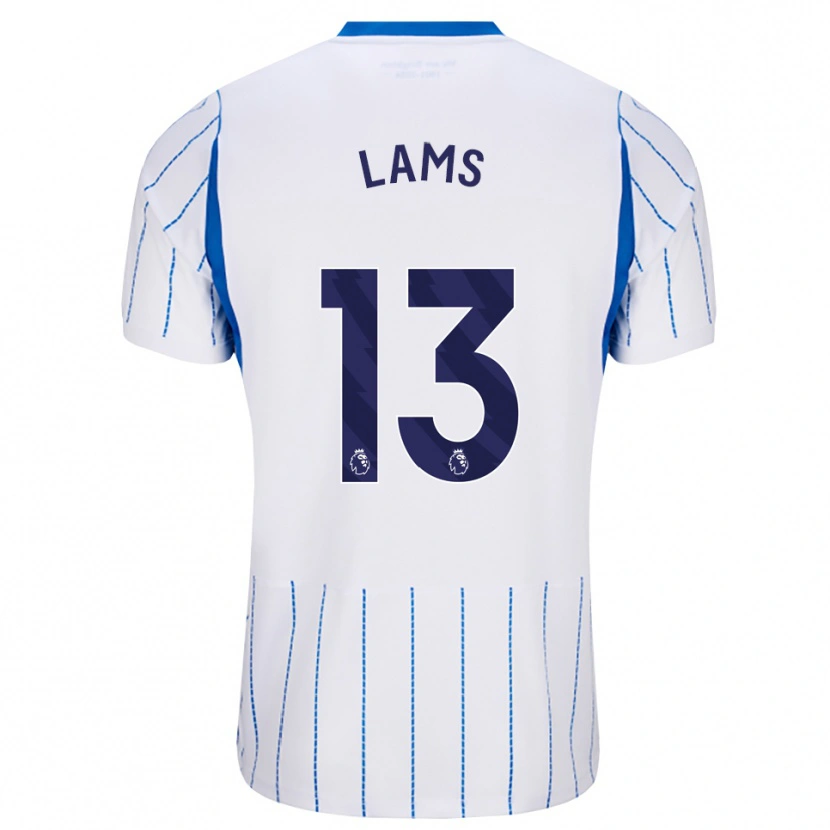 Danxen Barn George Lams #13 Blå Dodger Hvit Bortetrøye Drakt Trøye 2026/27 Skjorter T-Skjorte