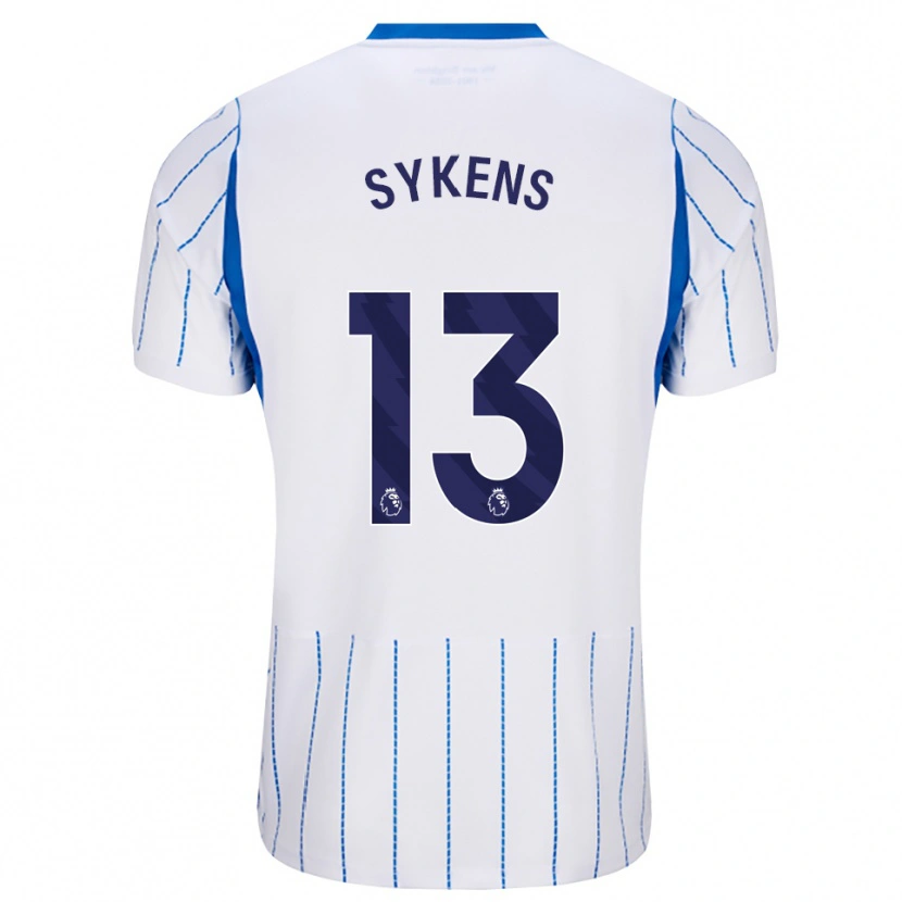 Danxen Barn Rory Sykens #13 Blå Dodger Hvit Bortetrøye Drakt Trøye 2026/27 Skjorter T-Skjorte
