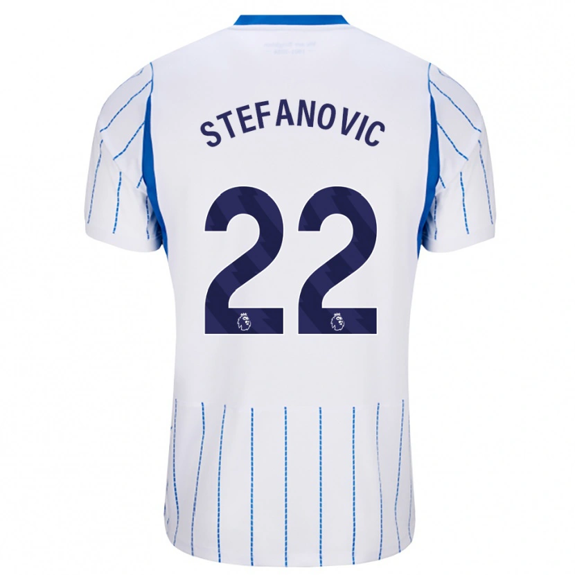 Danxen Barn Dejana Stefanović #22 Blå Dodger Hvit Bortetrøye Drakt Trøye 2026/27 Skjorter T-Skjorte