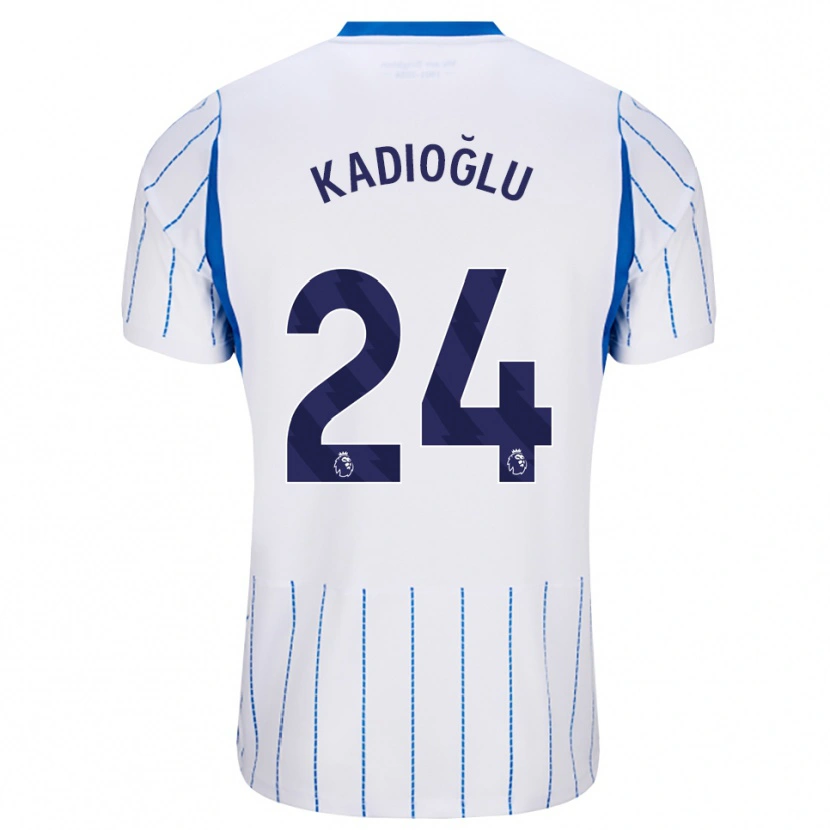 Danxen Barn Ferdi Kadıoğlu #24 Blå Dodger Hvit Bortetrøye Drakt Trøye 2026/27 Skjorter T-Skjorte