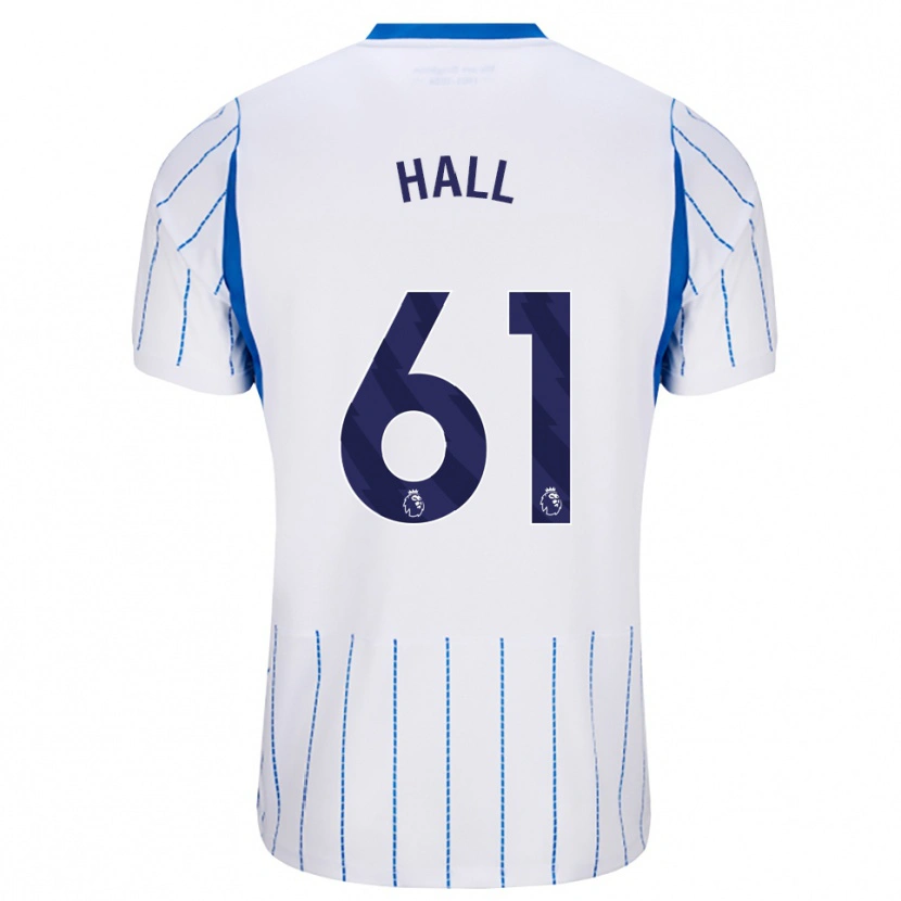 Danxen Barn Steven Hall #61 Blå Dodger Hvit Bortetrøye Drakt Trøye 2026/27 Skjorter T-Skjorte