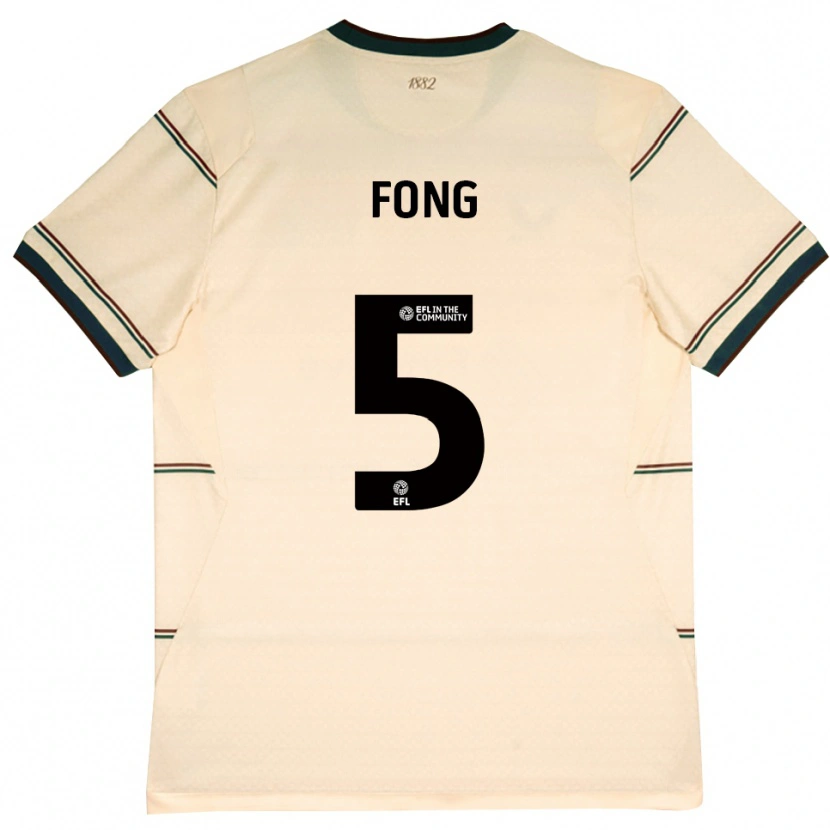 Danxen Barn Luca Fong #5 Beige Burgunder Bortetrøye Drakt Trøye 2026/27 Skjorter T-Skjorte