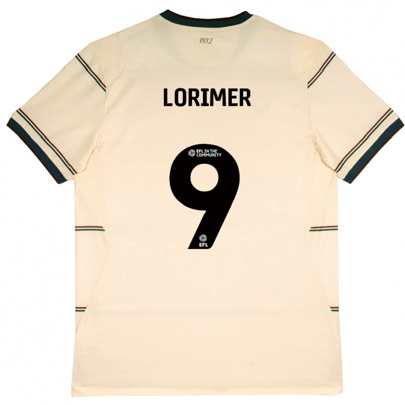 Danxen Barn Archie Lorimer #9 Beige Burgunder Bortetrøye Drakt Trøye 2026/27 Skjorter T-Skjorte