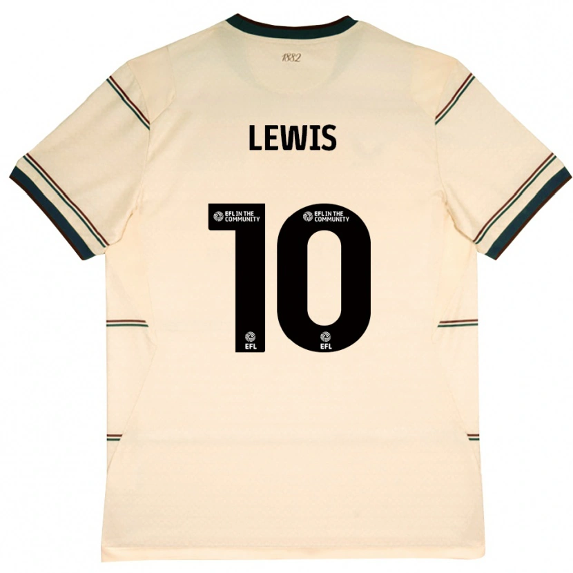 Danxen Barn James Lewis #10 Beige Burgunder Bortetrøye Drakt Trøye 2026/27 Skjorter T-Skjorte