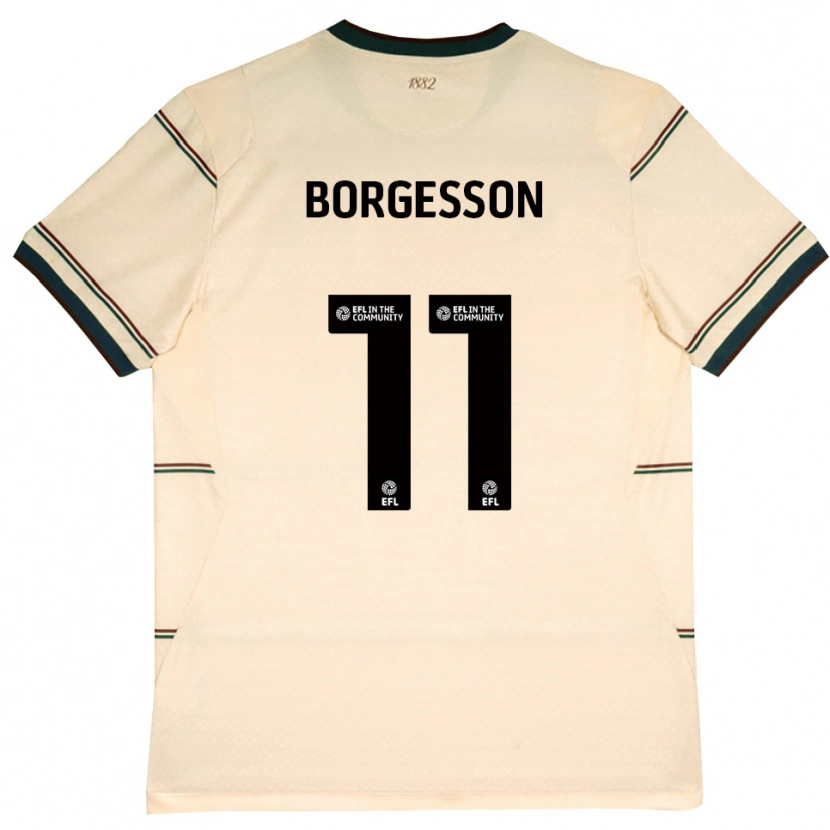 Danxen Barn Blayz Borgesson #11 Beige Burgunder Bortetrøye Drakt Trøye 2026/27 Skjorter T-Skjorte