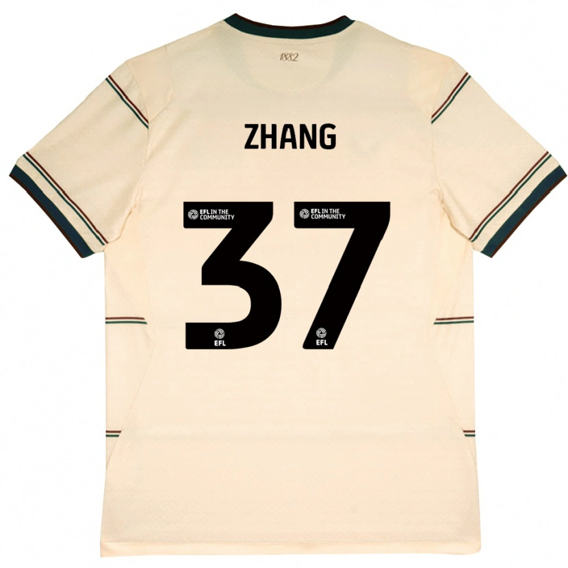 Danxen Barn Jiaming Zhang #37 Beige Burgunder Bortetrøye Drakt Trøye 2026/27 Skjorter T-Skjorte