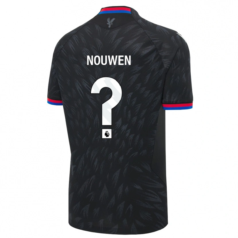 Danxen Barn Aniek Nouwen #0 Svart Blå Rød Bortetrøye Drakt Trøye 2026/27 Skjorter T-Skjorte