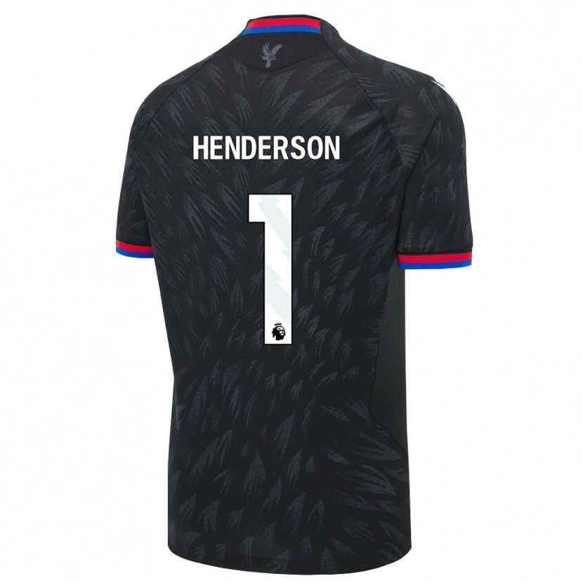 Danxen Barn Dean Henderson #1 Svart Blå Rød Bortetrøye Drakt Trøye 2026/27 Skjorter T-Skjorte