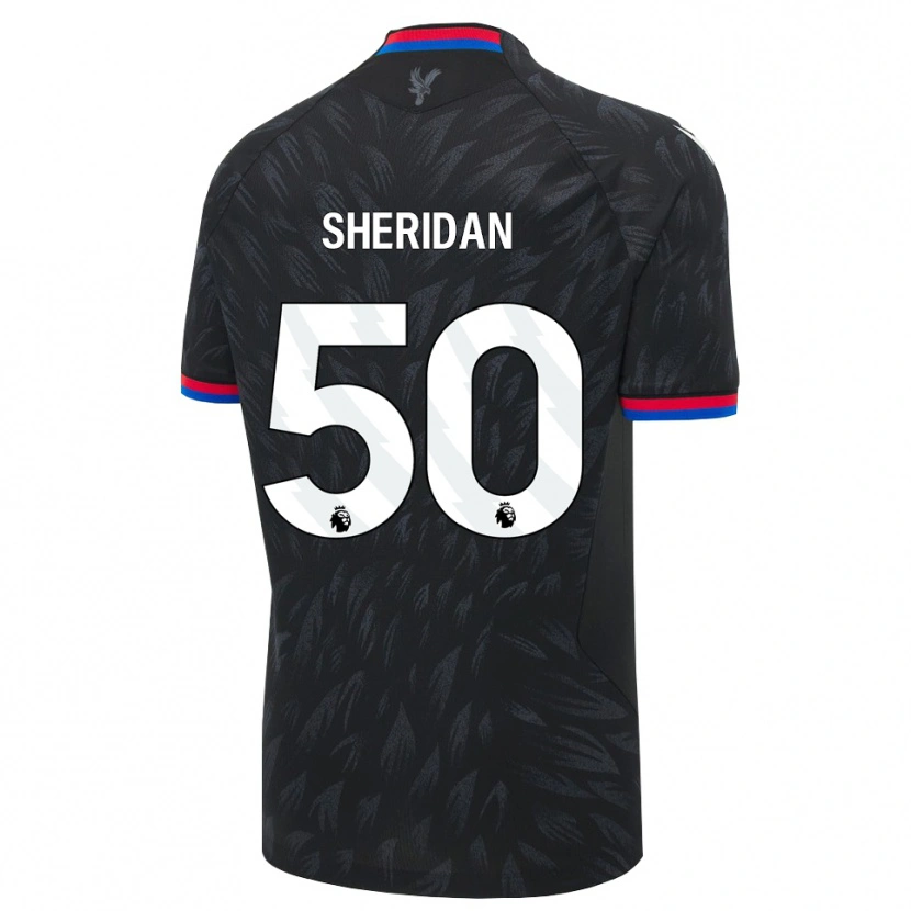 Danxen Barn Joe Sheridan #50 Svart Blå Rød Bortetrøye Drakt Trøye 2026/27 Skjorter T-Skjorte