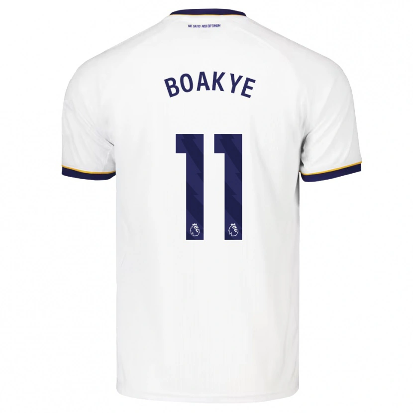 Danxen Barn Kingsford Boakye #11 Midnattblå Hvit Gul Bortetrøye Drakt Trøye 2026/27 Skjorter T-Skjorte
