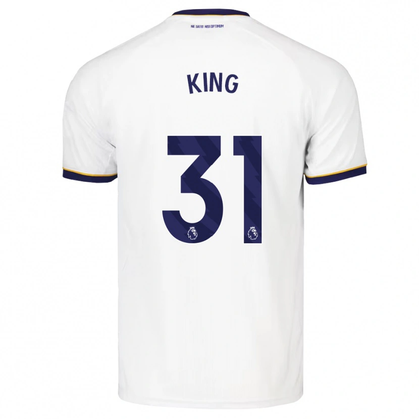 Danxen Barn Tom King #31 Midnattblå Hvit Gul Bortetrøye Drakt Trøye 2026/27 Skjorter T-Skjorte
