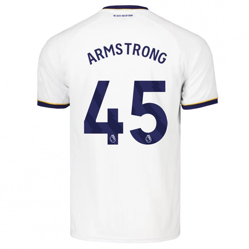 Danxen Barn Harrison Armstrong #45 Midnattblå Hvit Gul Bortetrøye Drakt Trøye 2026/27 Skjorter T-Skjorte
