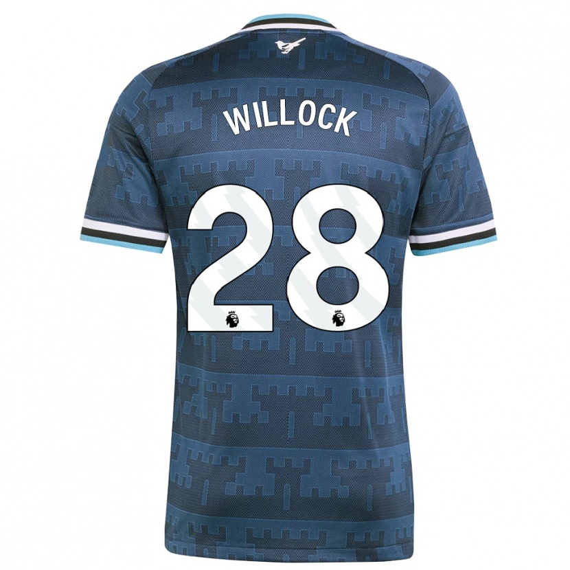 Danxen Barn Joe Willock #28 Gul Svart Blå Bortetrøye Drakt Trøye 2026/27 Skjorter T-Skjorte