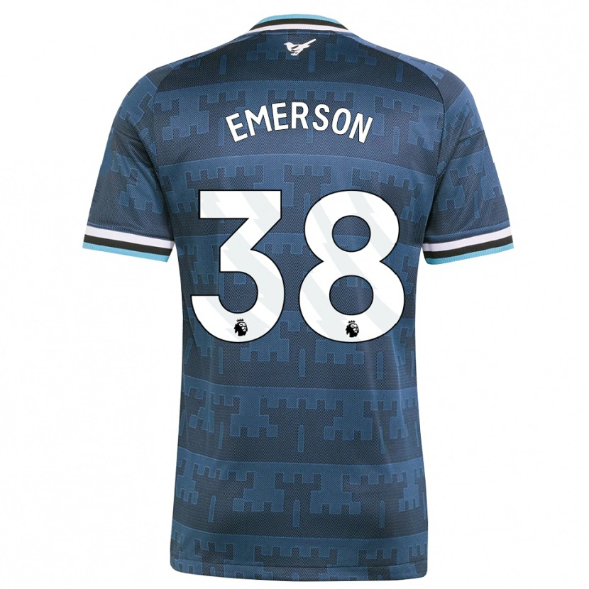 Danxen Barn Johnny Emerson #38 Gul Svart Blå Bortetrøye Drakt Trøye 2026/27 Skjorter T-Skjorte