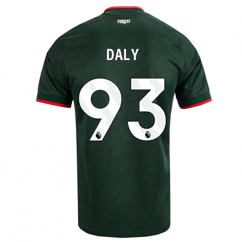 Danxen Barn Cormac Daly #93 Mørk Grønn Rød Bortetrøye Drakt Trøye 2026/27 Skjorter T-Skjorte