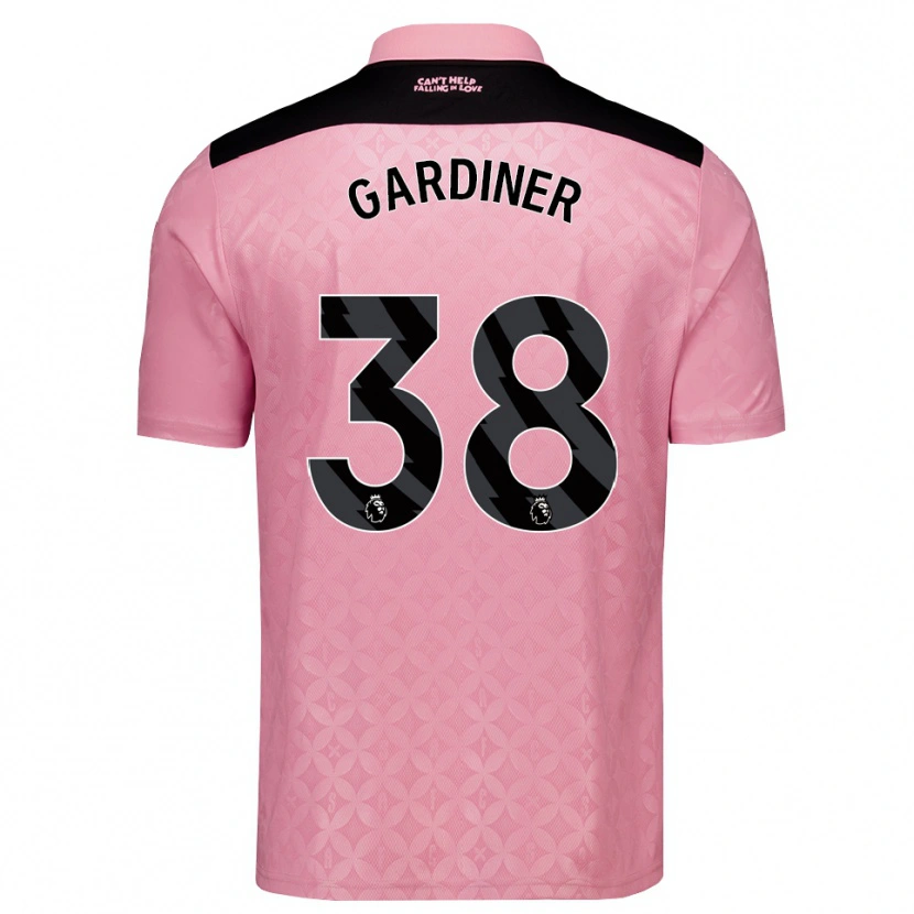 Danxen Barn Harry Gardiner #38 Lys Rosa Svart Bortetrøye Drakt Trøye 2026/27 Skjorter T-Skjorte