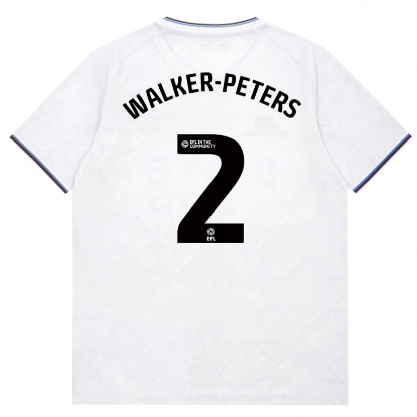 Danxen Barn Kyle Walker-Peters #2 Burgunder Hvit Bortetrøye Drakt Trøye 2026/27 Skjorter T-Skjorte