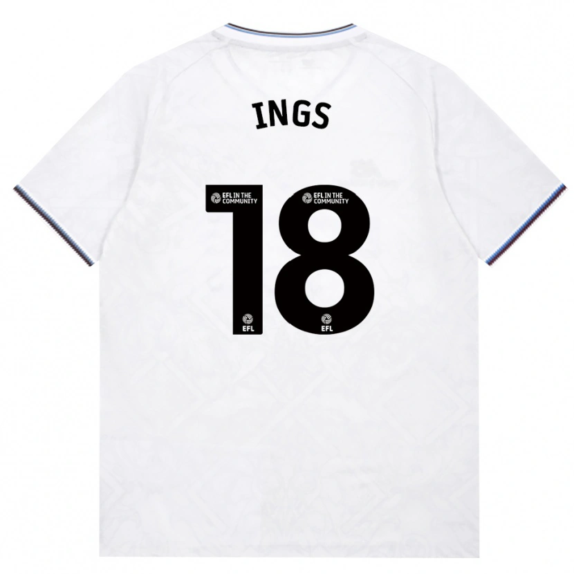 Danxen Barn Danny Ings #18 Burgunder Hvit Bortetrøye Drakt Trøye 2026/27 Skjorter T-Skjorte