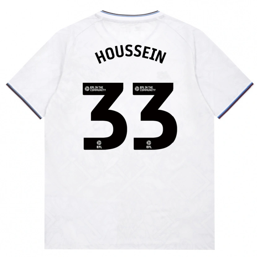 Danxen Barn Halle Houssein #33 Burgunder Hvit Bortetrøye Drakt Trøye 2026/27 Skjorter T-Skjorte
