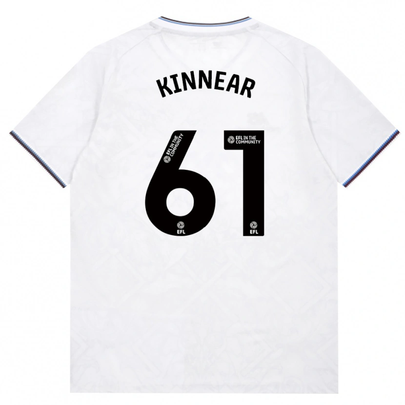 Danxen Barn Brian Kinnear #61 Burgunder Hvit Bortetrøye Drakt Trøye 2026/27 Skjorter T-Skjorte