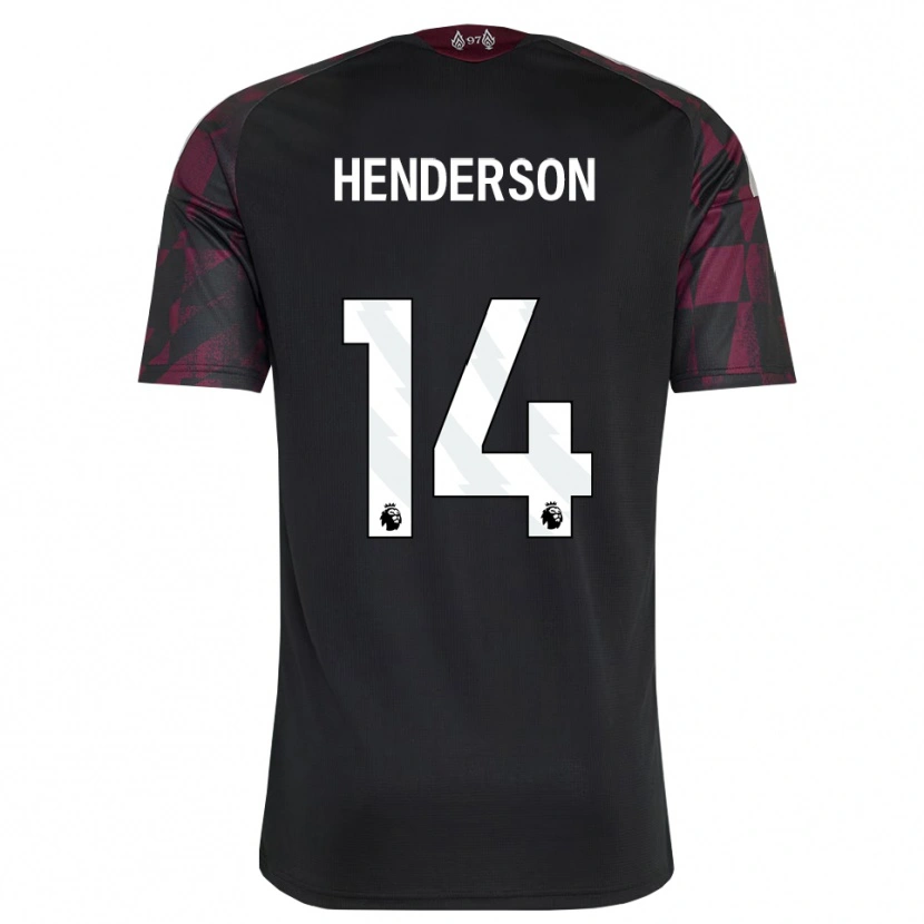 Danxen Barn Henderson #14 Svart Hvit Lilla Tredje Sett Drakt Trøye 2026/27 Skjorter T-Skjorte