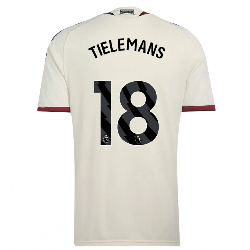 Danxen Barn Youri Tielemans #18 Beige Svart Rød Tredje Sett Drakt Trøye 2026/27 Skjorter T-Skjorte