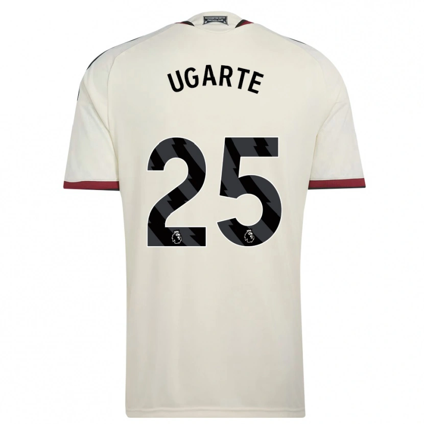 Danxen Barn Manuel Ugarte #25 Beige Svart Rød Tredje Sett Drakt Trøye 2026/27 Skjorter T-Skjorte
