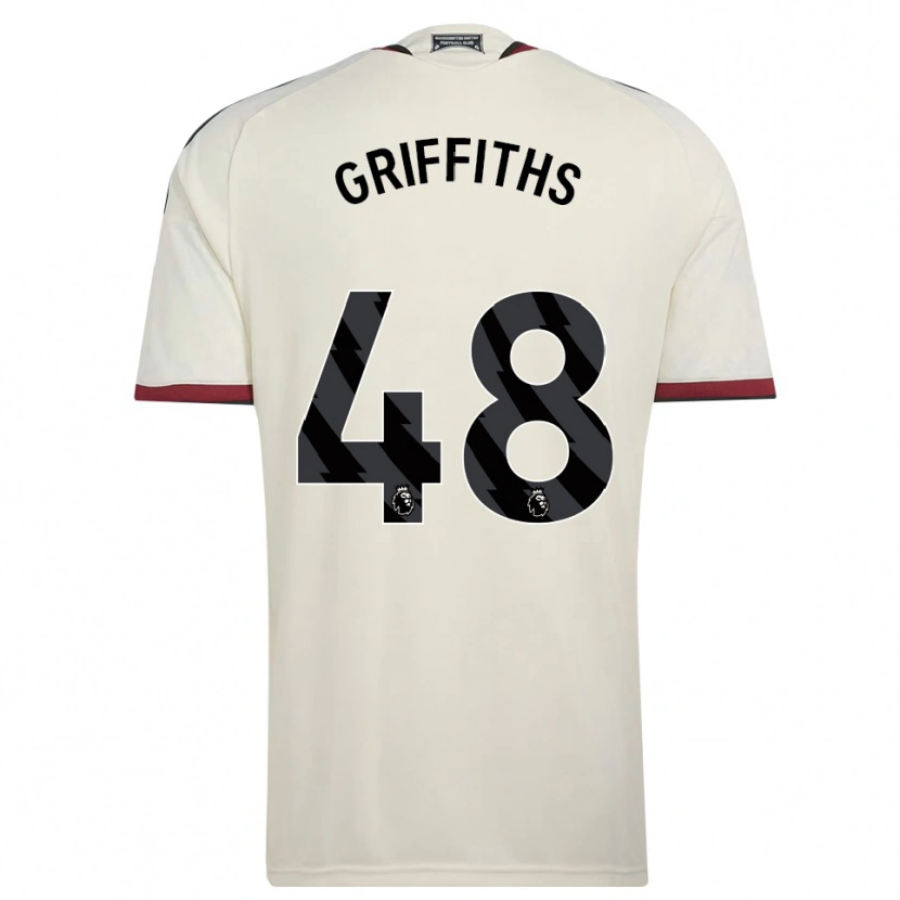 Danxen Barn Mared Griffiths #48 Beige Svart Rød Tredje Sett Drakt Trøye 2026/27 Skjorter T-Skjorte