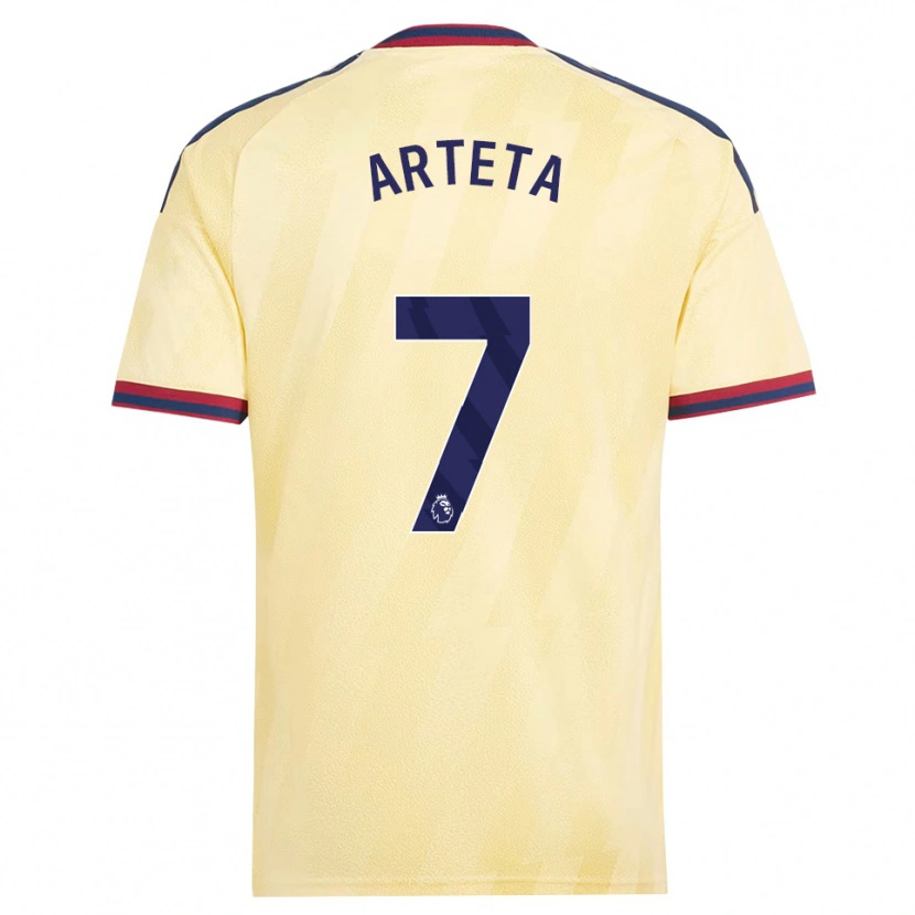 Danxen Barn Gabriel Arteta #7 Lett Gul Midnattblå Tredje Sett Drakt Trøye 2026/27 Skjorter T-Skjorte