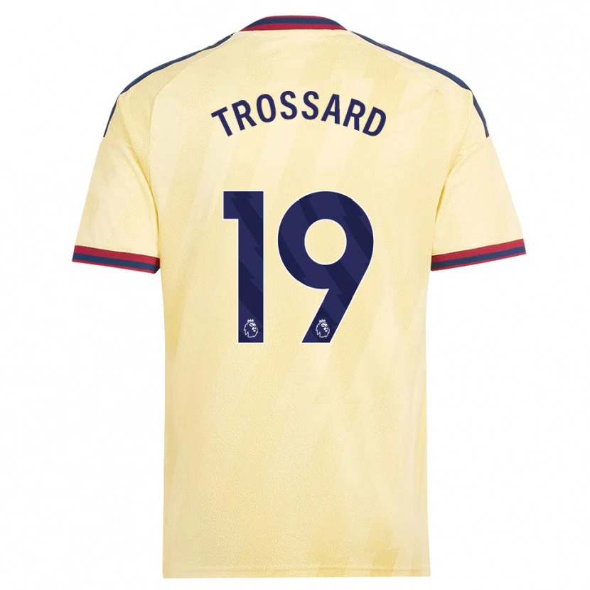 Danxen Barn Leandro Trossard #19 Lett Gul Midnattblå Tredje Sett Drakt Trøye 2026/27 Skjorter T-Skjorte
