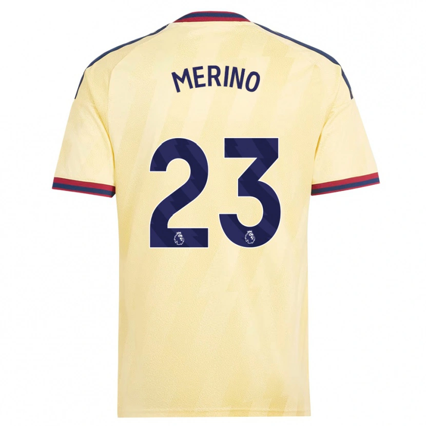 Danxen Barn Mikel Merino #23 Lett Gul Midnattblå Tredje Sett Drakt Trøye 2026/27 Skjorter T-Skjorte