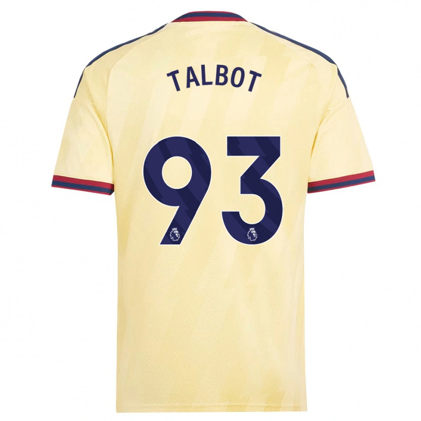 Danxen Barn Jack Talbot #93 Lett Gul Midnattblå Tredje Sett Drakt Trøye 2026/27 Skjorter T-Skjorte