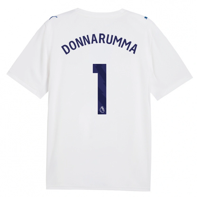 Danxen Barn Gianluigi Donnarumma #1 Marineblå Hvit Tredje Sett Drakt Trøye 2026/27 Skjorter T-Skjorte