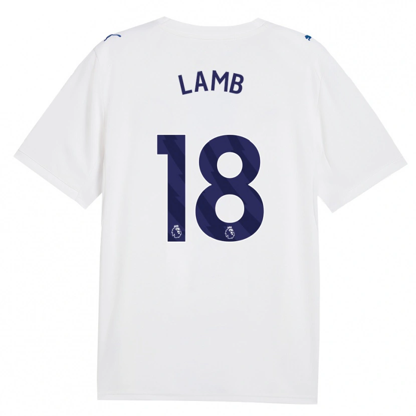 Danxen Barn Teddie Lamb #18 Marineblå Hvit Tredje Sett Drakt Trøye 2026/27 Skjorter T-Skjorte