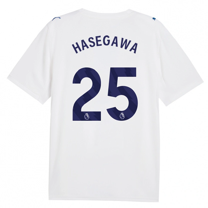 Danxen Barn Yui Hasegawa #25 Marineblå Hvit Tredje Sett Drakt Trøye 2026/27 Skjorter T-Skjorte