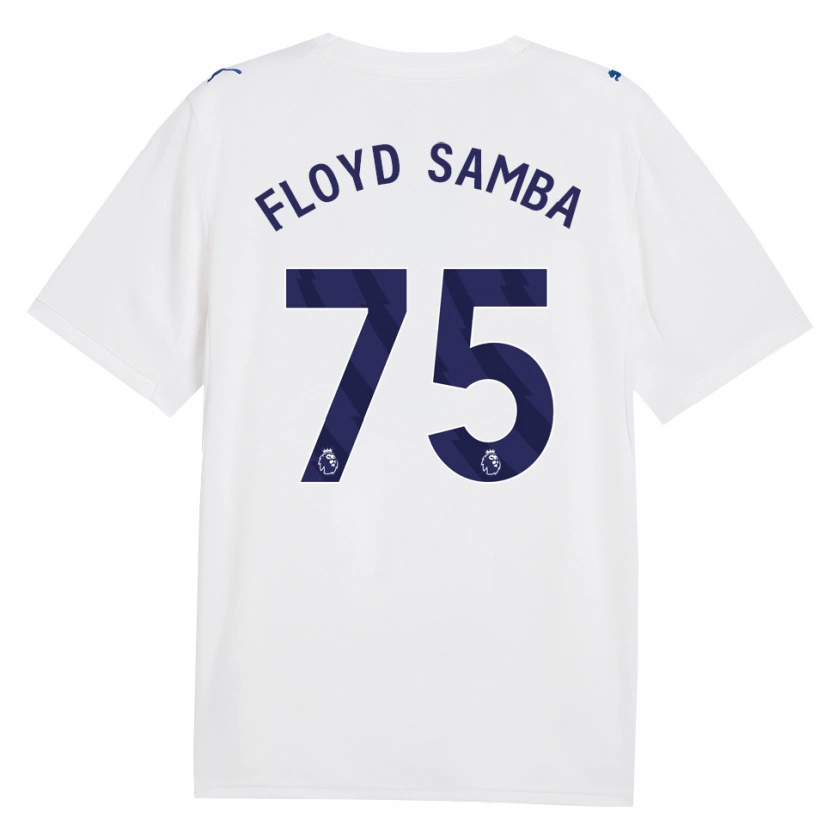 Danxen Barn Floyd Samba #75 Marineblå Hvit Tredje Sett Drakt Trøye 2026/27 Skjorter T-Skjorte