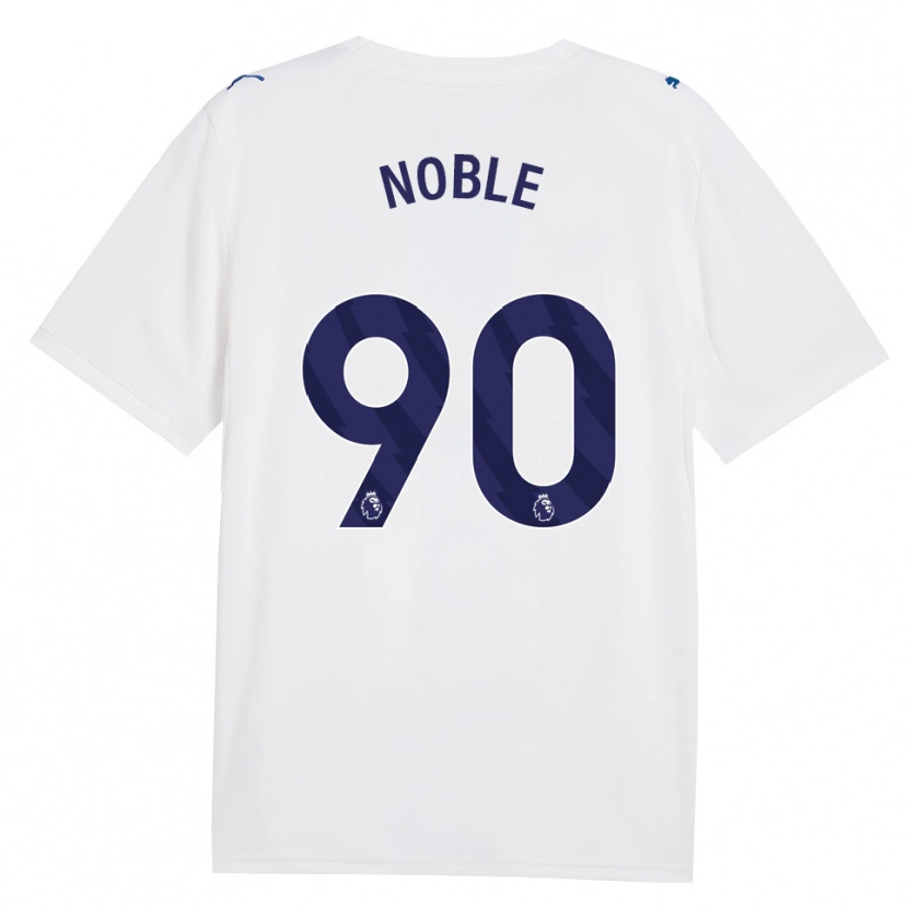 Danxen Barn Kian Noble #90 Marineblå Hvit Tredje Sett Drakt Trøye 2026/27 Skjorter T-Skjorte