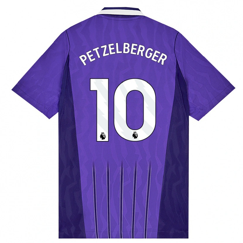 Danxen Barn Ramona Petzelberger #10 Lilla Hvit Tredje Sett Drakt Trøye 2026/27 Skjorter T-Skjorte
