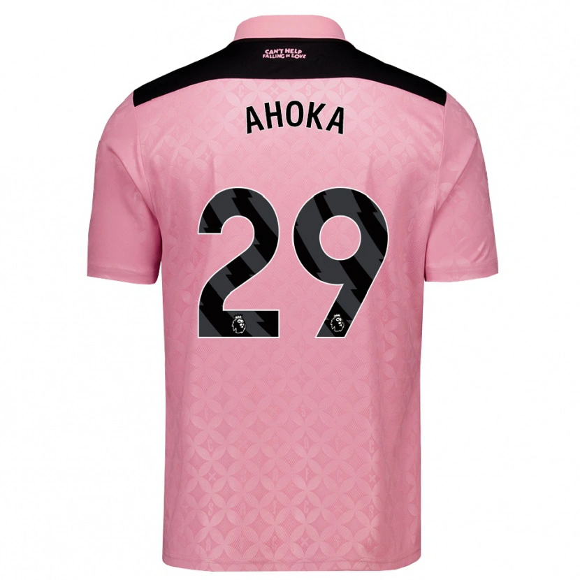 Danxen Mann Jules Ahoka #29 Lys Rosa Svart Bortetrøye Drakt Trøye 2026/27 Skjorter T-Skjorte