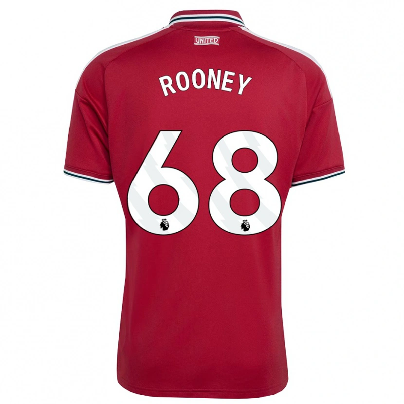 Danxen Mann Kai Rooney #68 Rød Gul Hvit Hjemmetrøye Drakt Trøye 2026/27 Skjorter T-Skjorte