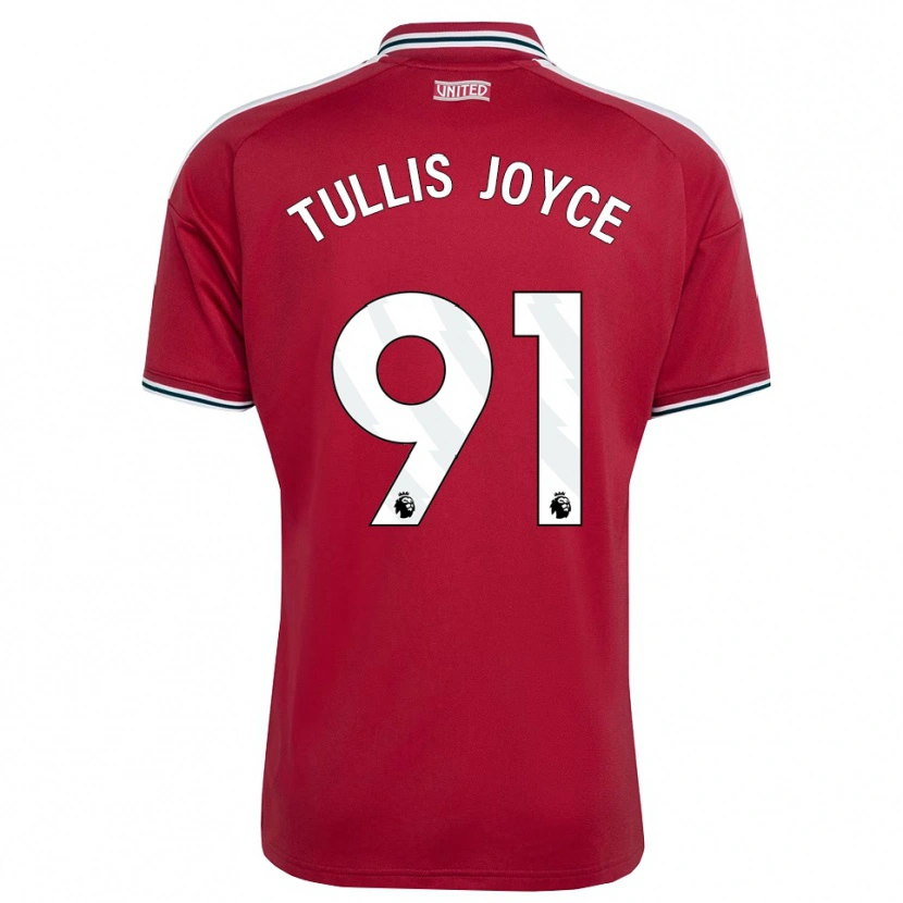 Danxen Mann Phallon Tullis-Joyce #91 Rød Gul Hvit Hjemmetrøye Drakt Trøye 2026/27 Skjorter T-Skjorte