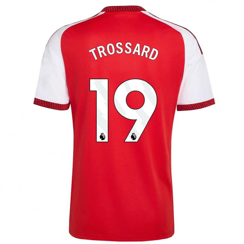 Danxen Mann Leandro Trossard #19 Rød Hvit Svart Hjemmetrøye Drakt Trøye 2026/27 Skjorter T-Skjorte